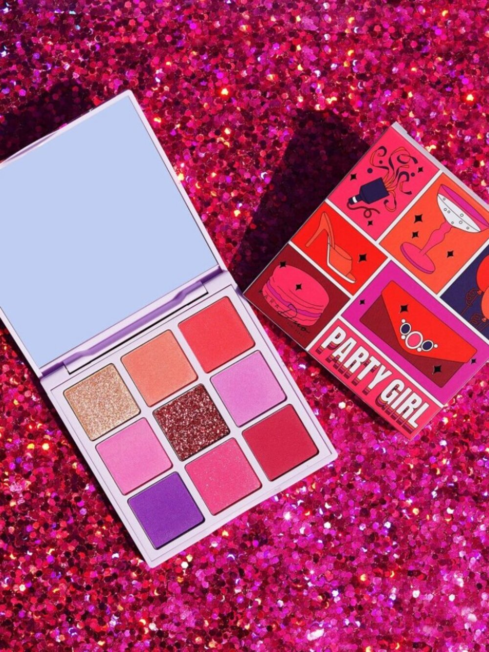 Kara Beauty PARTY GIRL 9 Color Eyeshadow Palette - Vegan